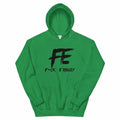 F E APPAREL MONEY GREEN “F*CK ER’BODY” HOODIE